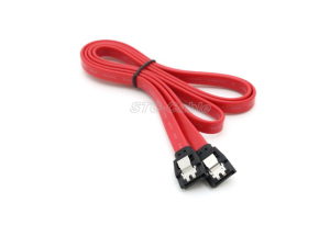 SATA à 7 broches 180 degrés à 180 degrés avec loquet rouge