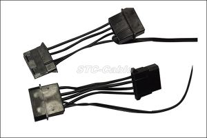 Mâle 4 broches noirs de type ampli à Z faisceau d’alimentation femelle