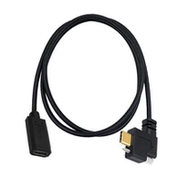 Verrouillage USB Type C 90 degrés mâle vers USB Type C